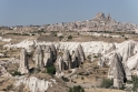 Fairy chimney rock formations, Goreme, Cappadocia Turkey 42